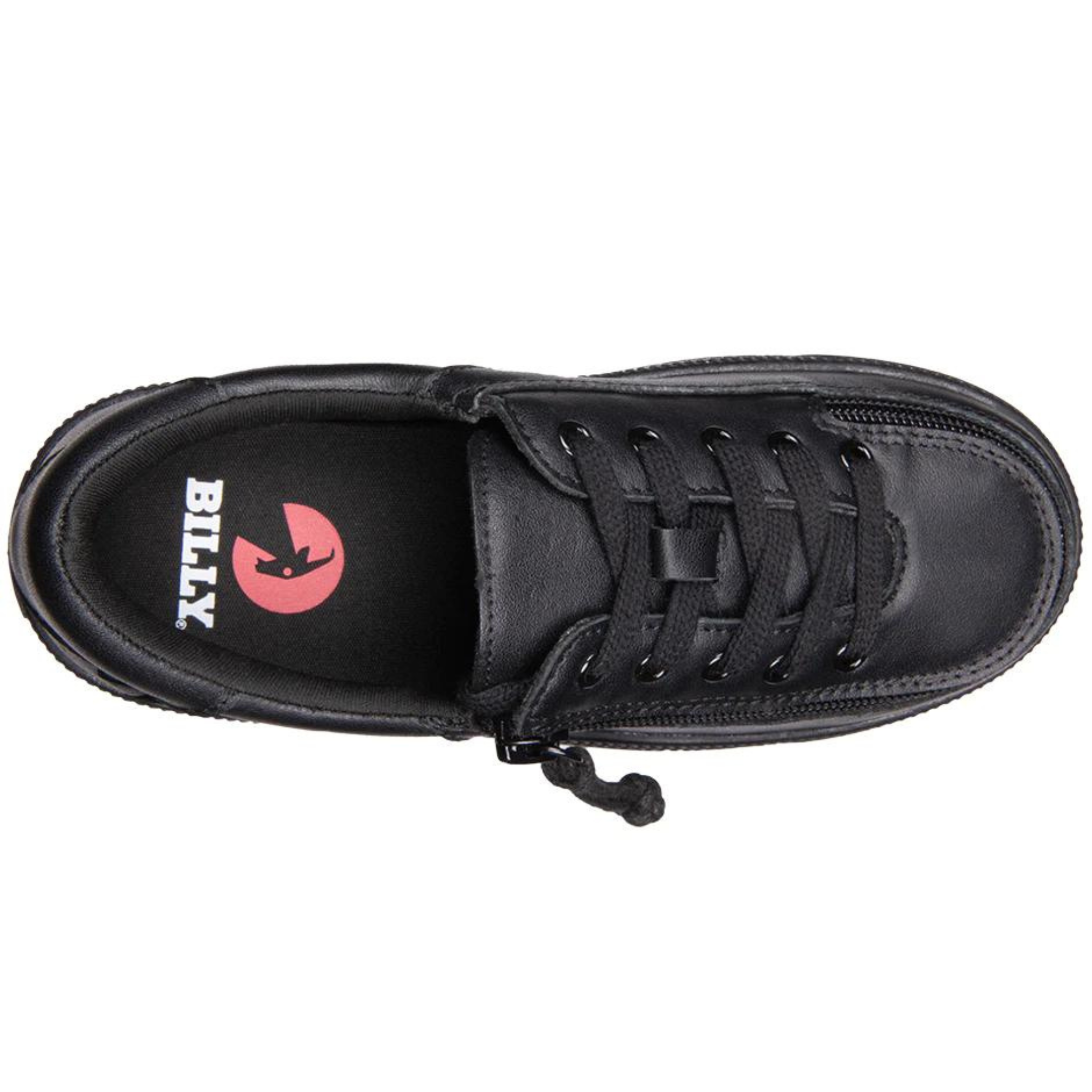 Billy Footwear (Kids) DR II Fit - Low Top DR II Black Leather Shoes