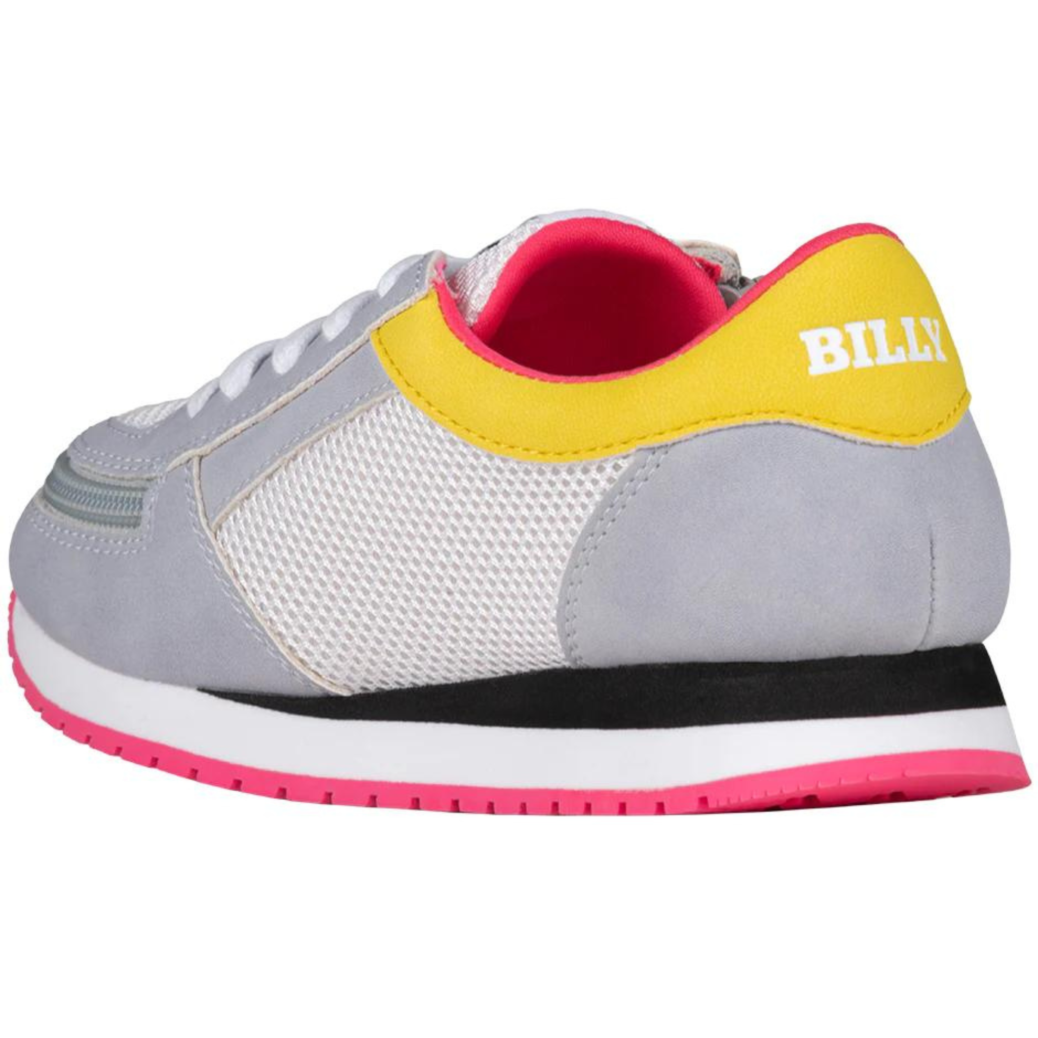 Billy Footwear (Kids) - Trainers Faux Suede Grey / Pink