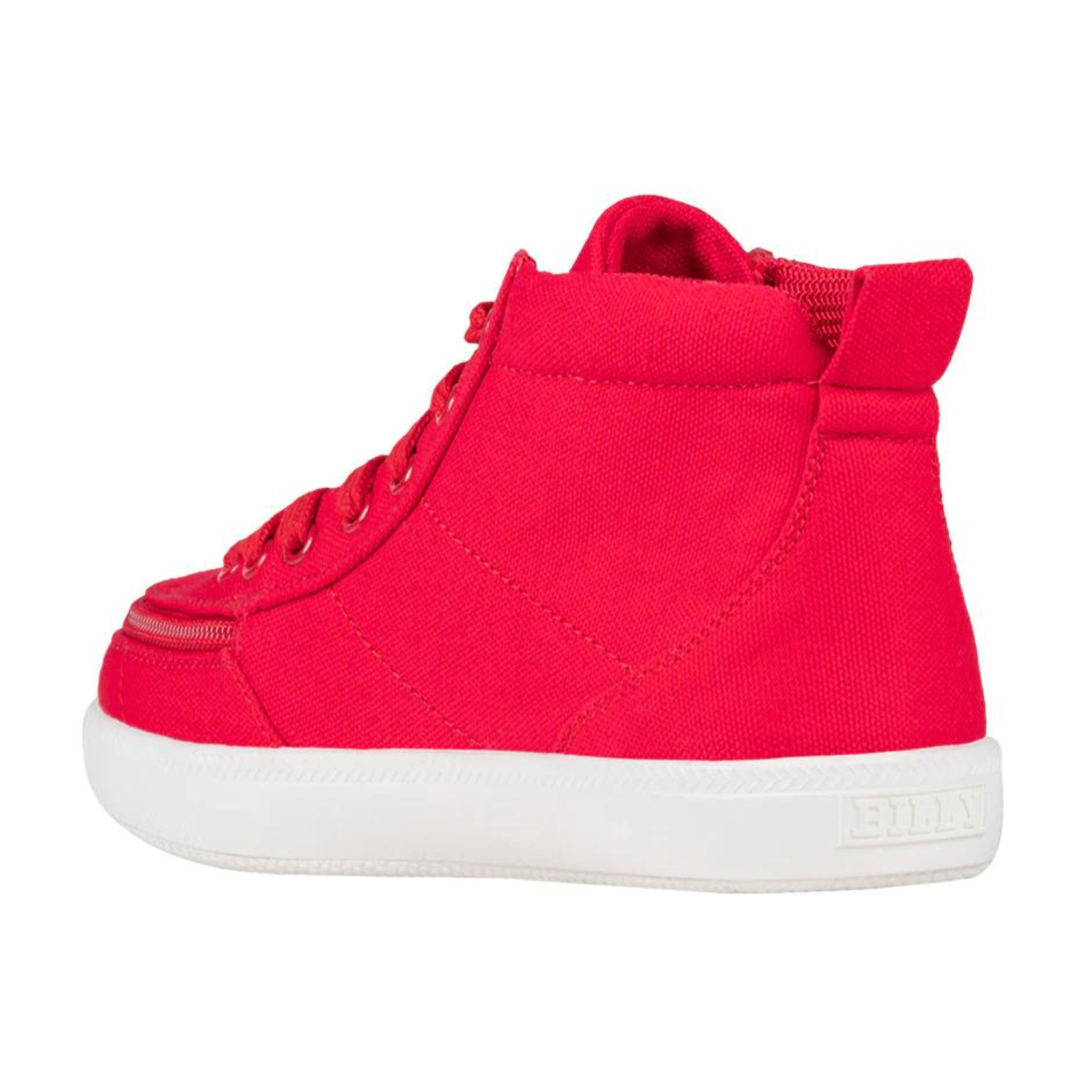 Billy Footwear (Kids) DR II Fit - High Top DR II Red Canvas Shoes