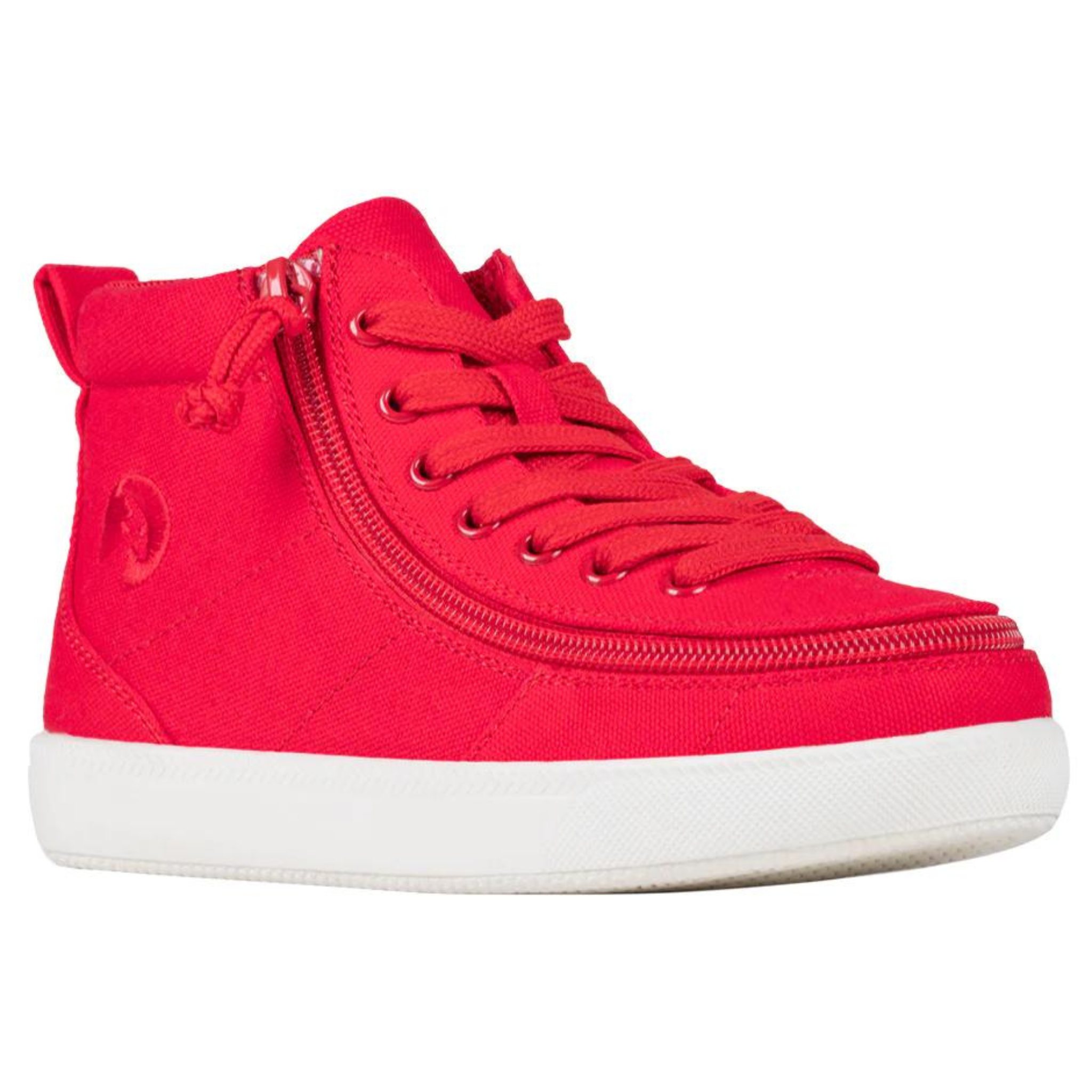 Billy Footwear (Kids) DR II Fit - High Top DR II Red Canvas Shoes