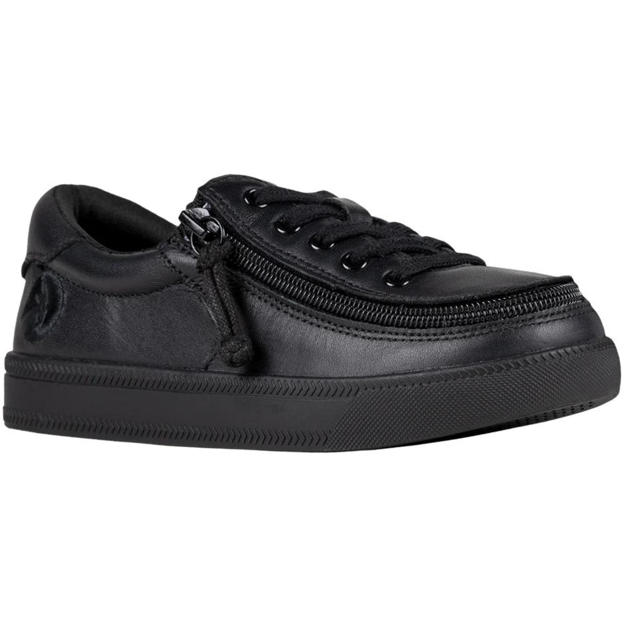 Billy Footwear (Kids) DR II Fit - Low Top DR II Black Leather Shoes