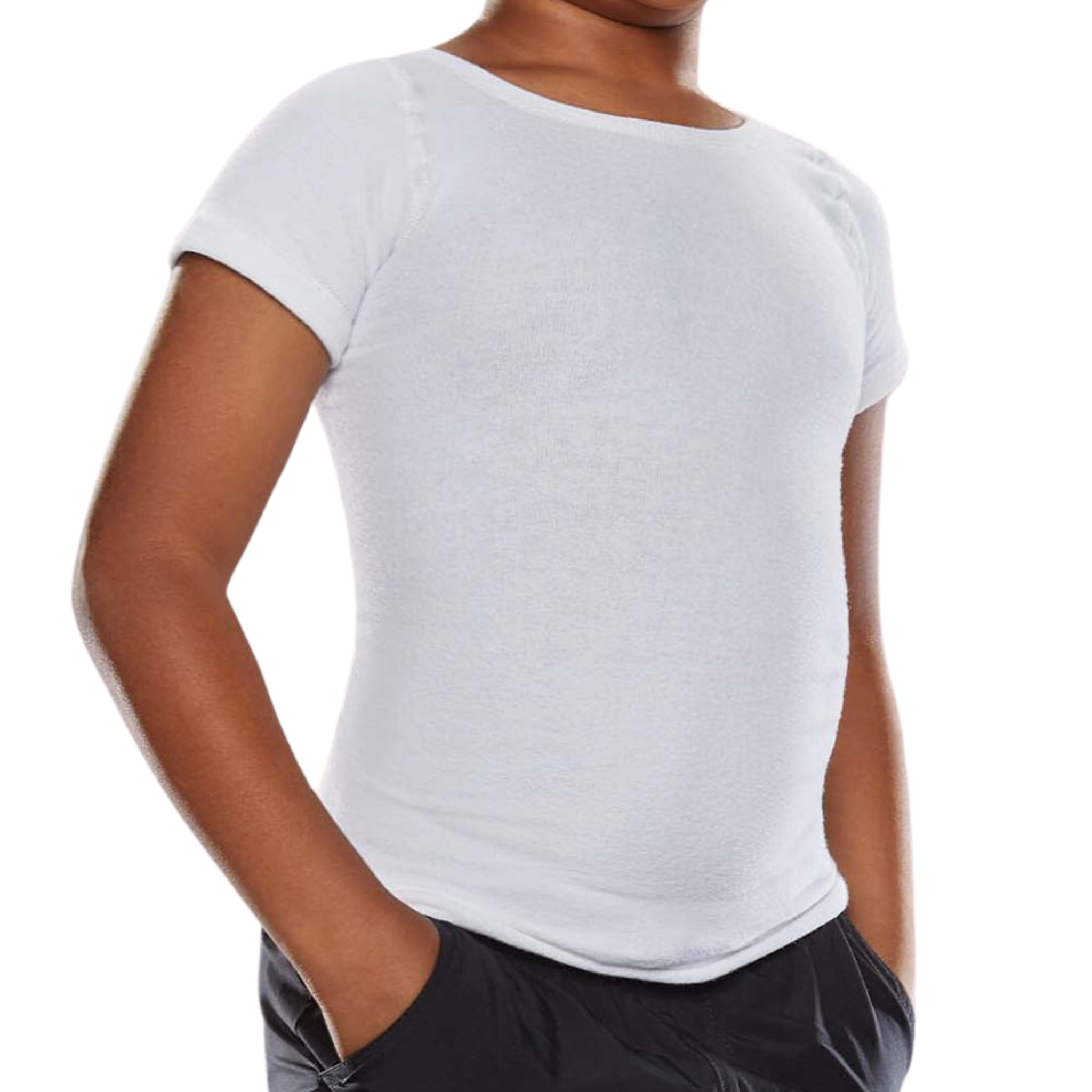 Knit-Rite - Unisex Seamless Torso Interface for Brace - Crew Neck with Sleeves