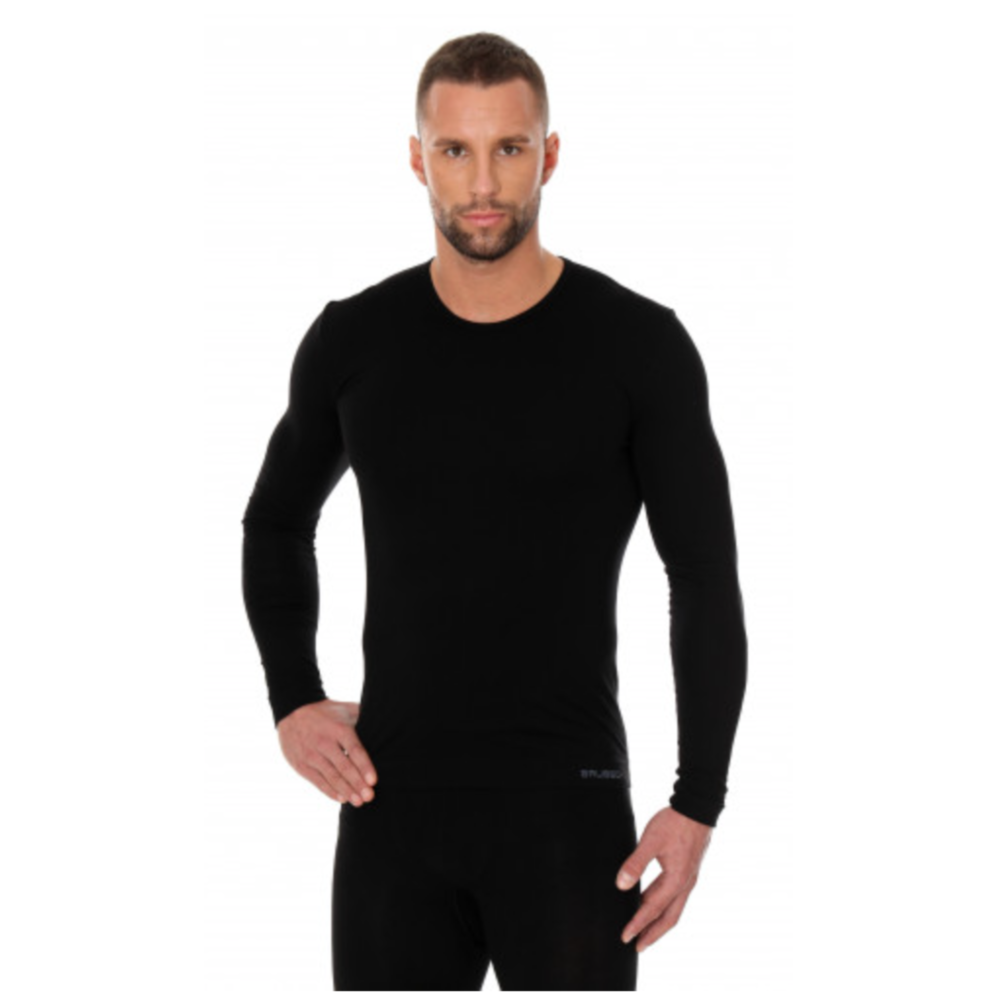 Brubeck - Seam Free Comfort Cotton Long Sleeve Tee - Mens