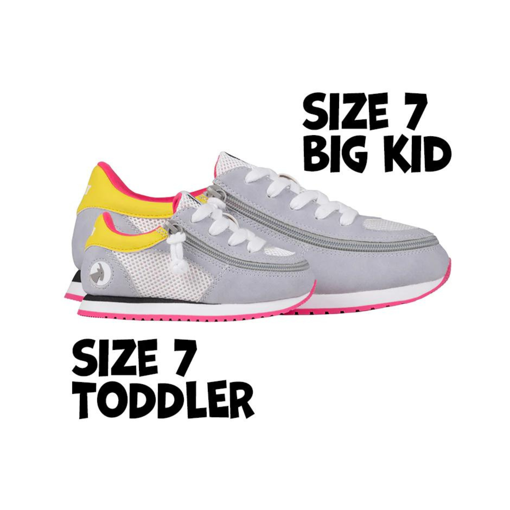 Billy Footwear (Kids) - Trainers Faux Suede Grey / Pink