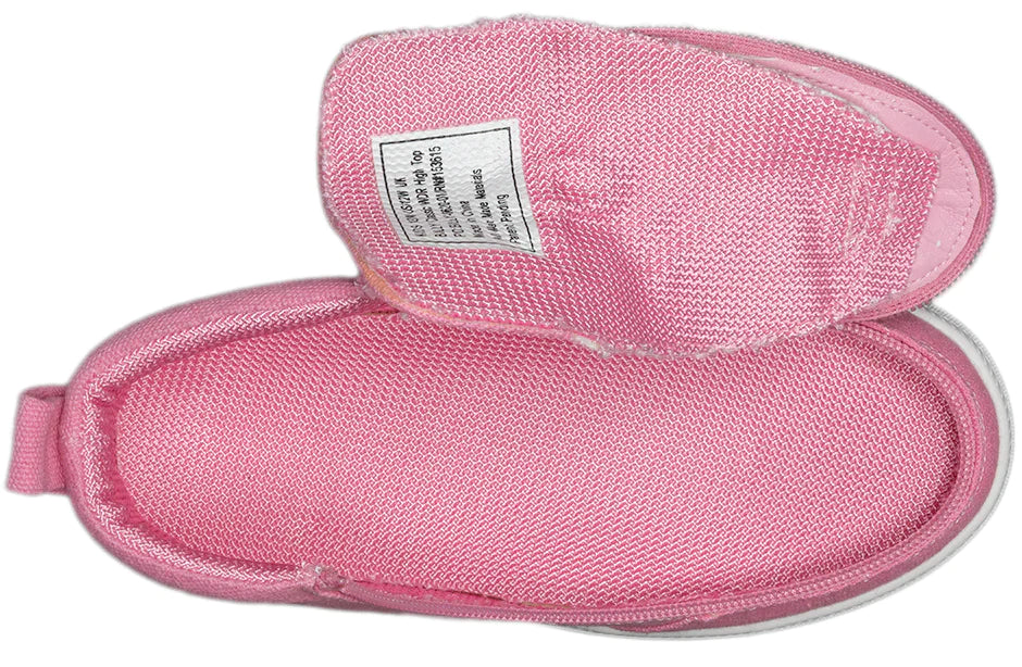 Billy Footwear D|R FIT (Toddler) - High Top Canvas - Pink