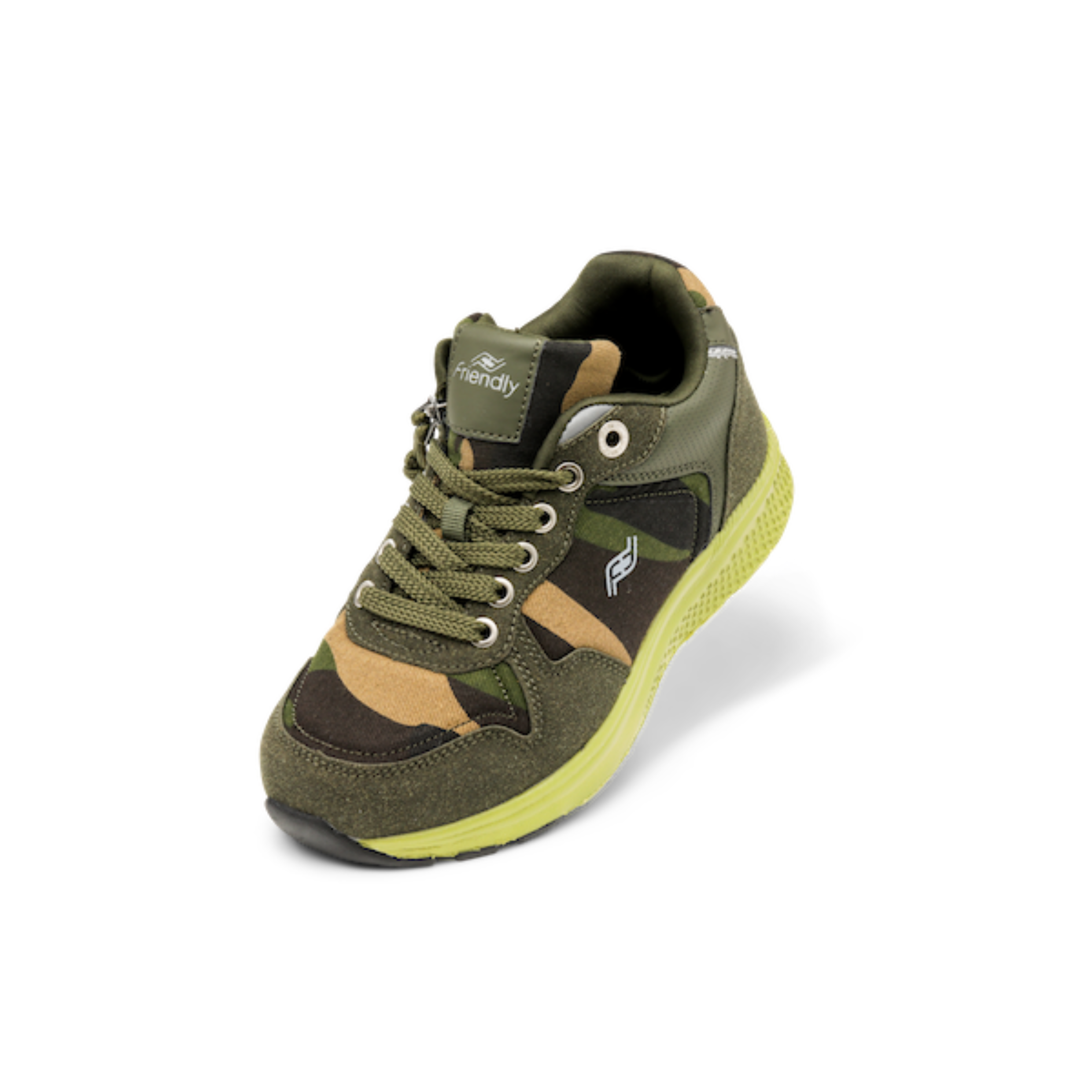 Friendly Shoes Excursion (Kids) - Woodland Camo