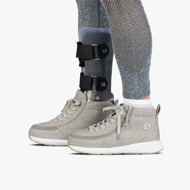 Billy Footwear (Kids) - Goat High Top Sport Grey jersey
