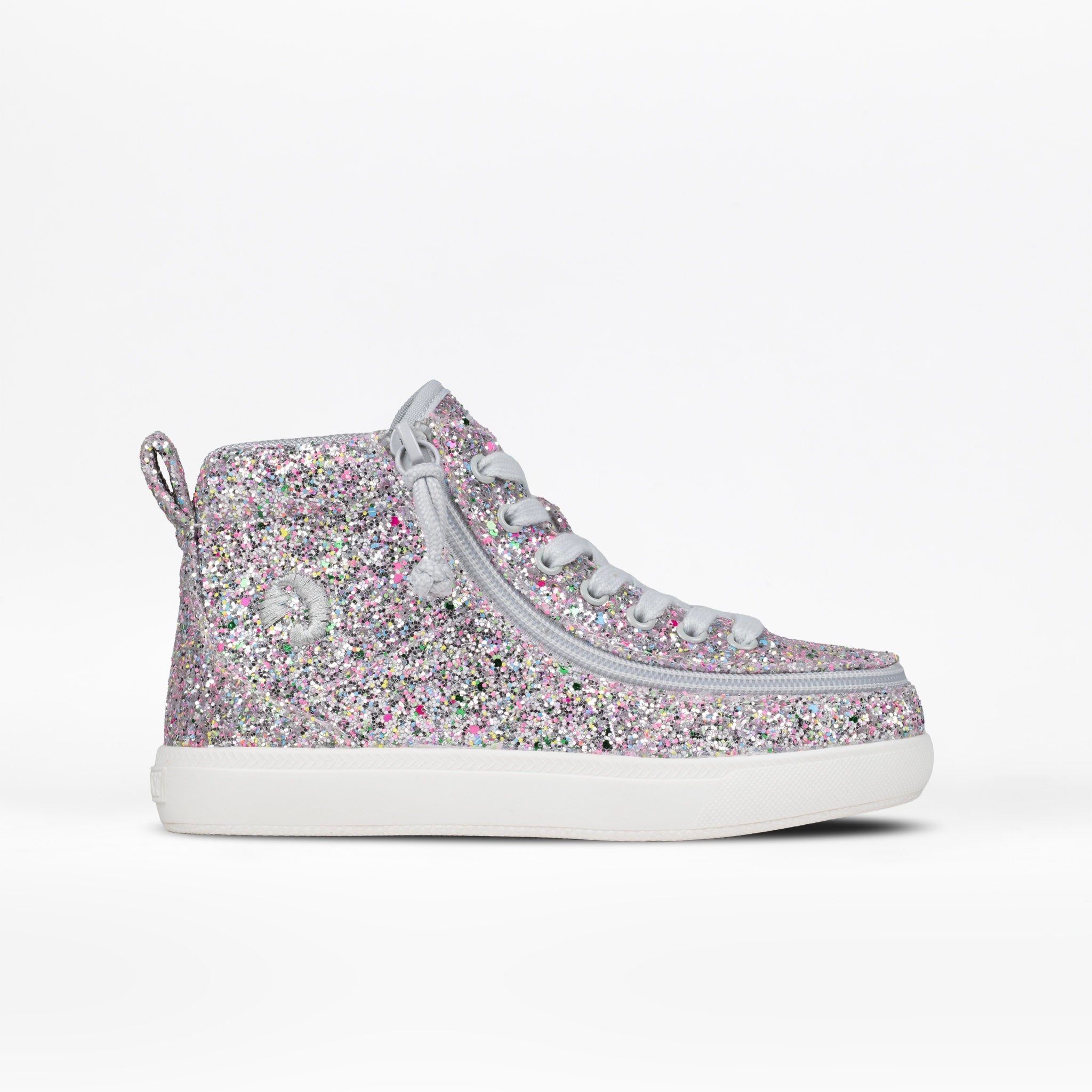 Billy Footwear DR II Fit (Kids) - High Top Glitter Shoes
