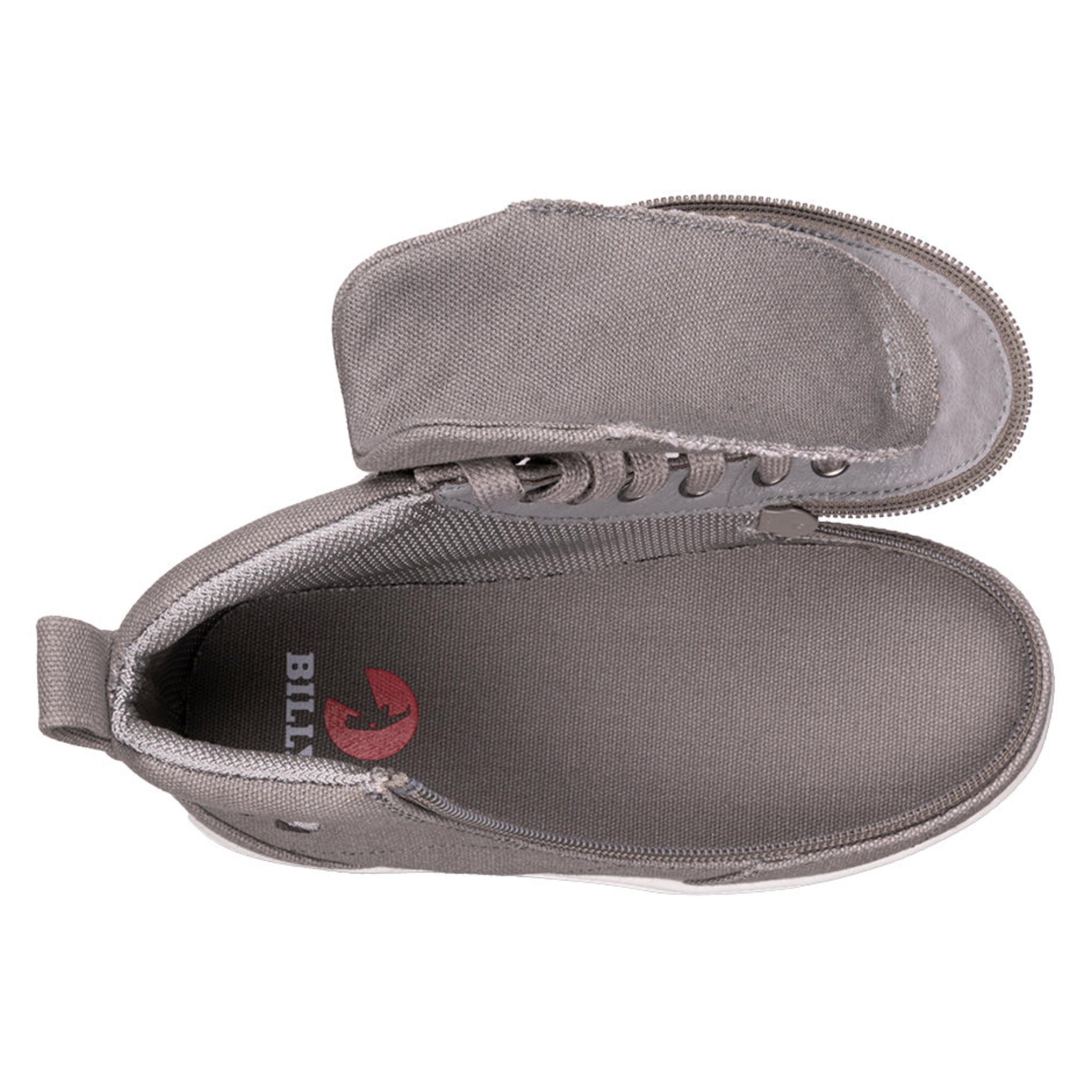 Billy Footwear (Kids) DR II Fit - High Top DR II Dark Grey Canvas Shoes