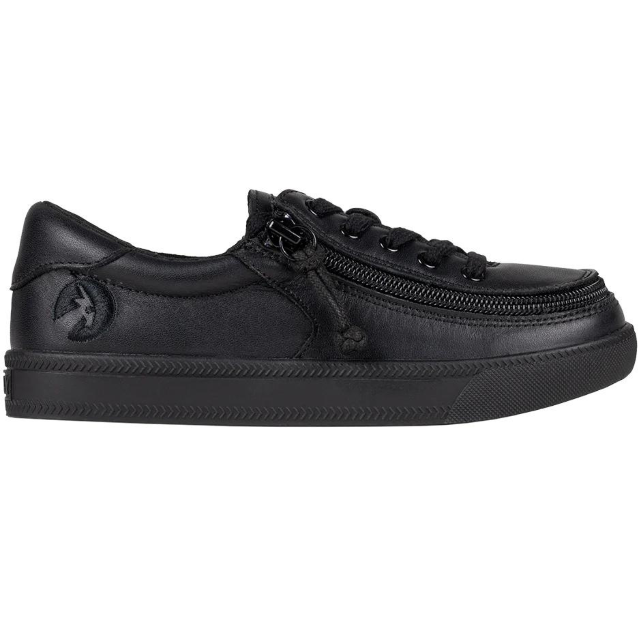 Billy Footwear (Kids) DR II Fit - Low Top DR II Black Leather Shoes