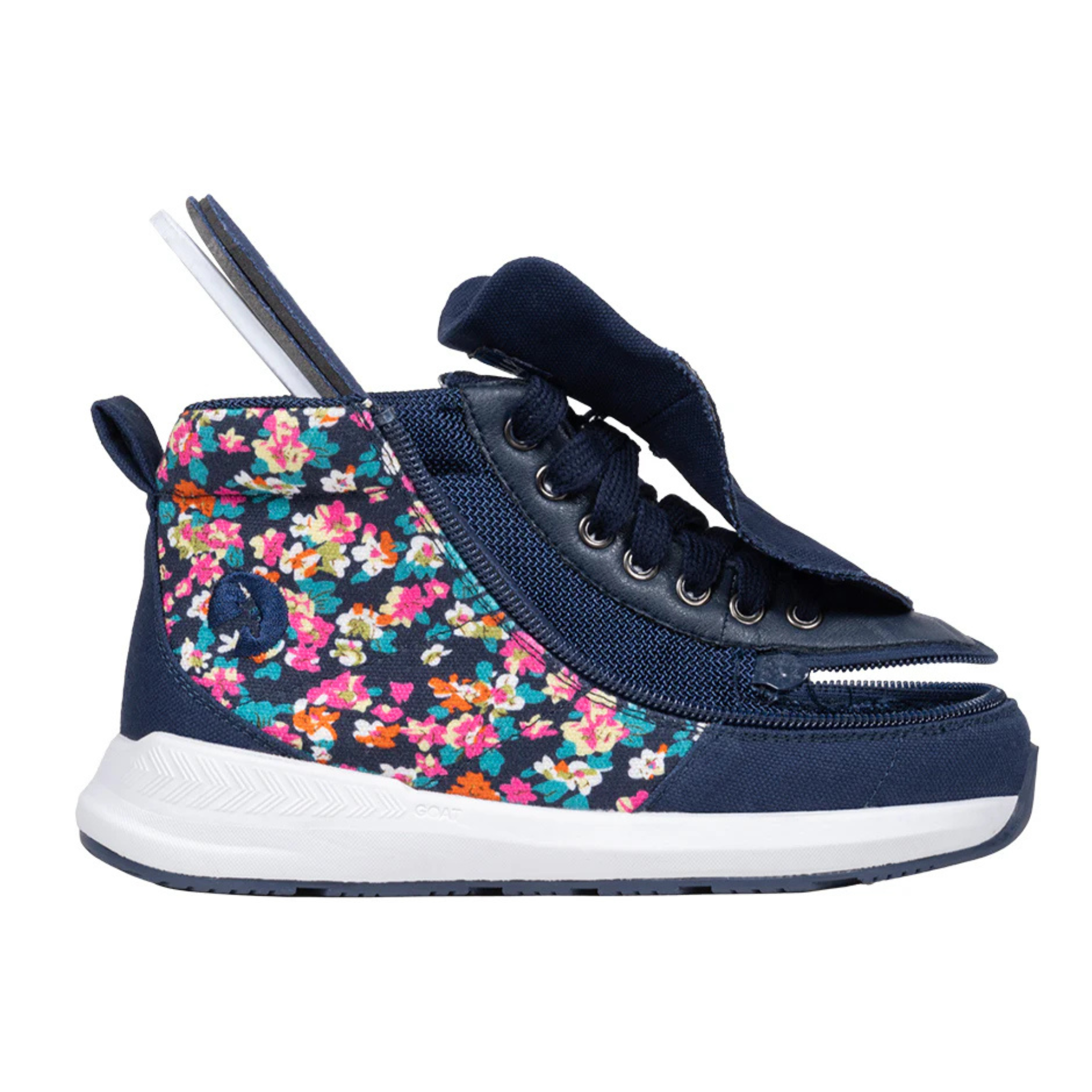 Billy Footwear (Kids) - Goat High Top Sport Navy Floral