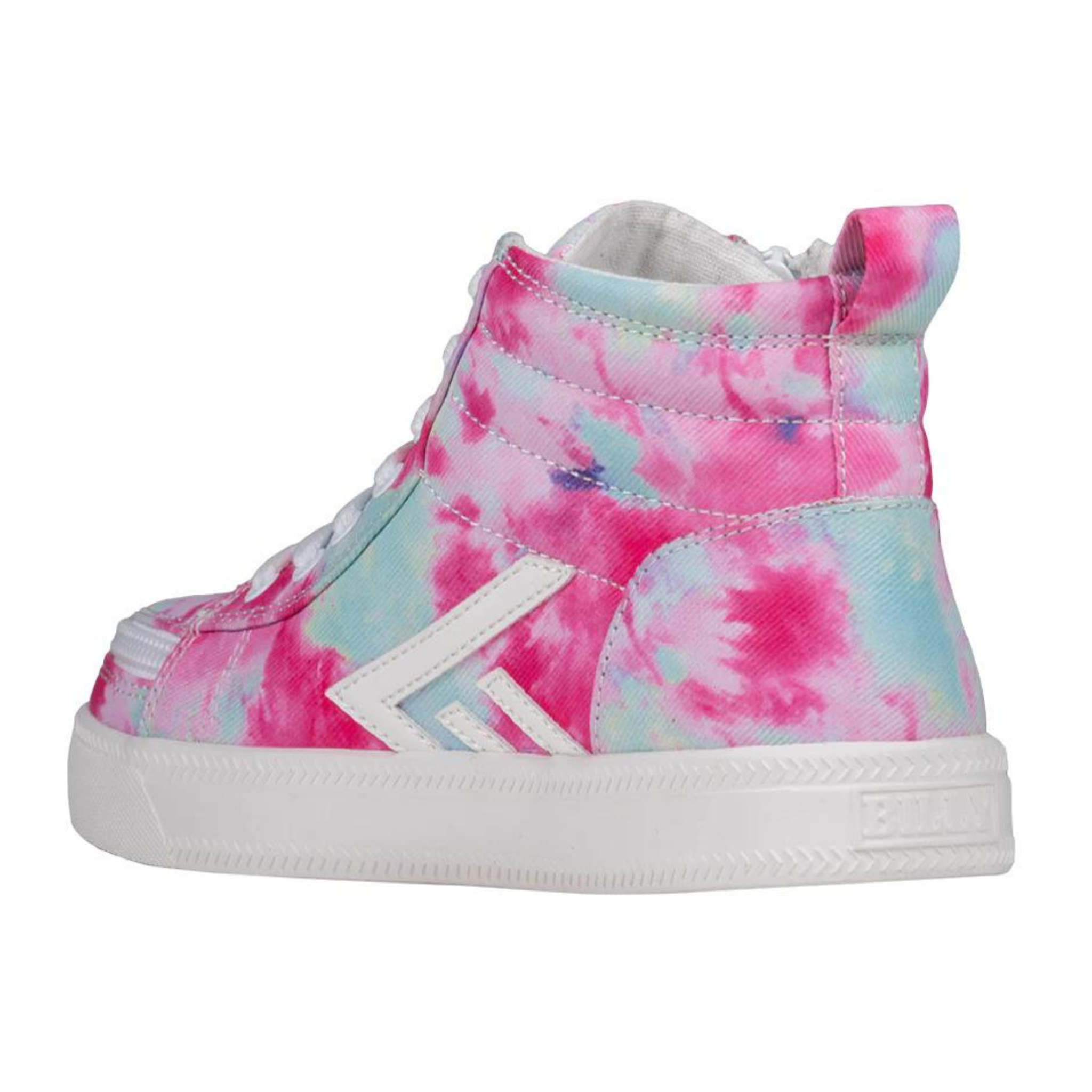 Billy Footwear (Kids) - Pink Watercolour Core Skate Canvas Shoes