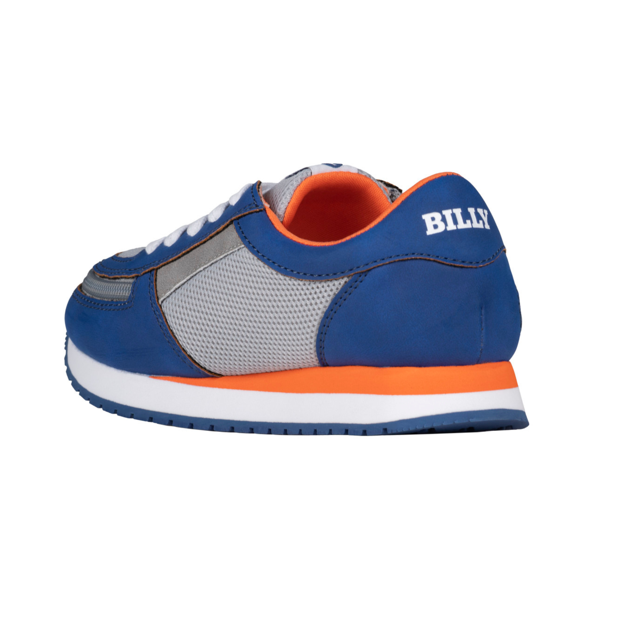 Billy Footwear (Kids) - Trainers Faux Suede Navy / Orange