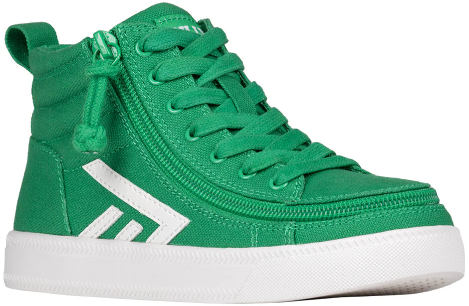 Billy Footwear (Mens) - High Top Canvas CS Green/White