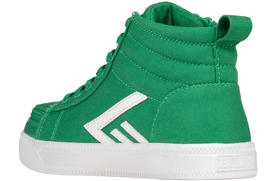 Billy Footwear (Mens) - High Top Canvas CS Green/White