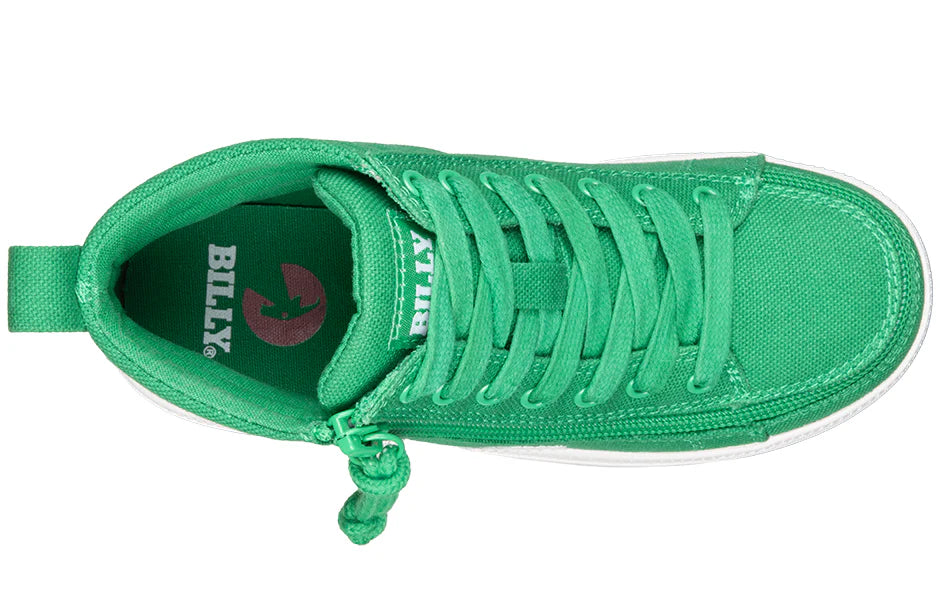 Billy Footwear (Mens) - High Top Canvas CoreSkate Green/White