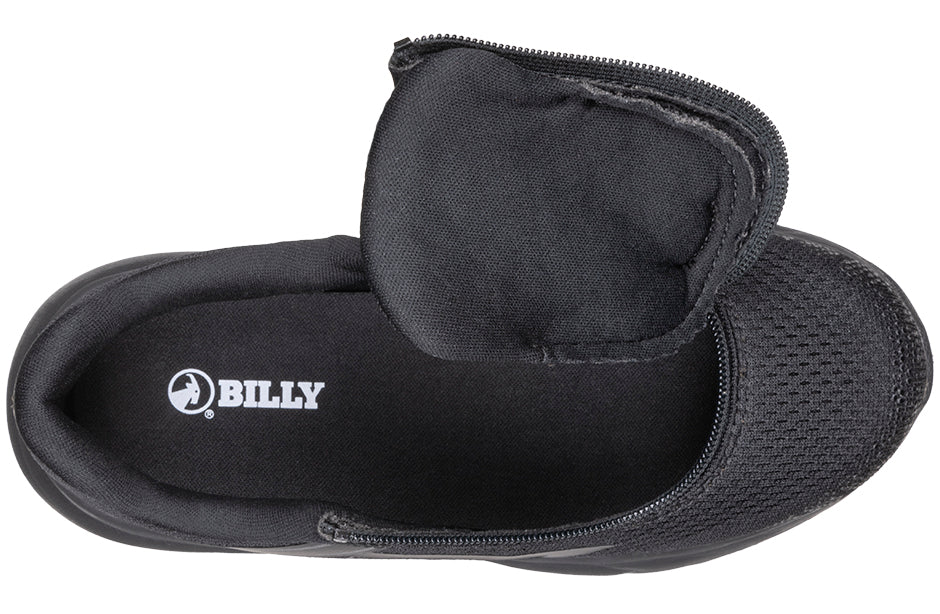 Billy Footwear (Kids) - Sport Inclusion Two Trainers Black to the Floor Short Wrap Faux Leather