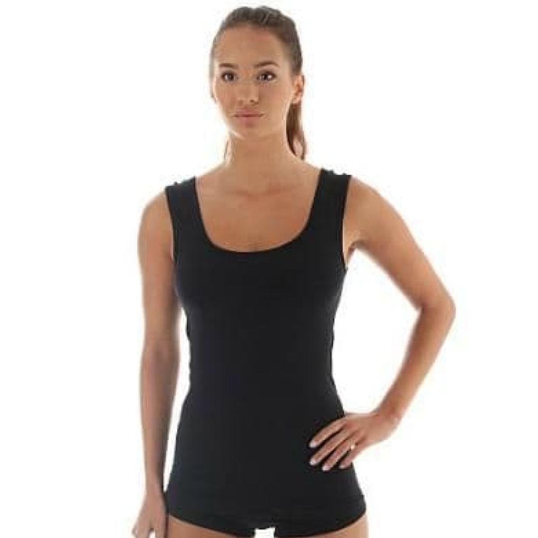 Brubeck - Womens Comfort Merino Wool Seamfree Thermal Vests