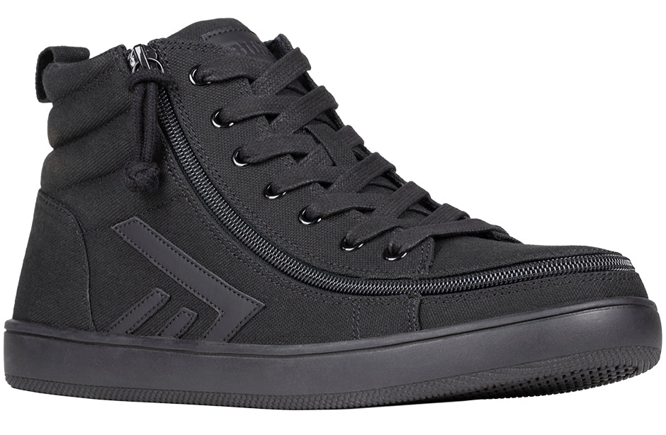 Billy Footwear (Mens) - High Top Canvas CS Black to the Floor