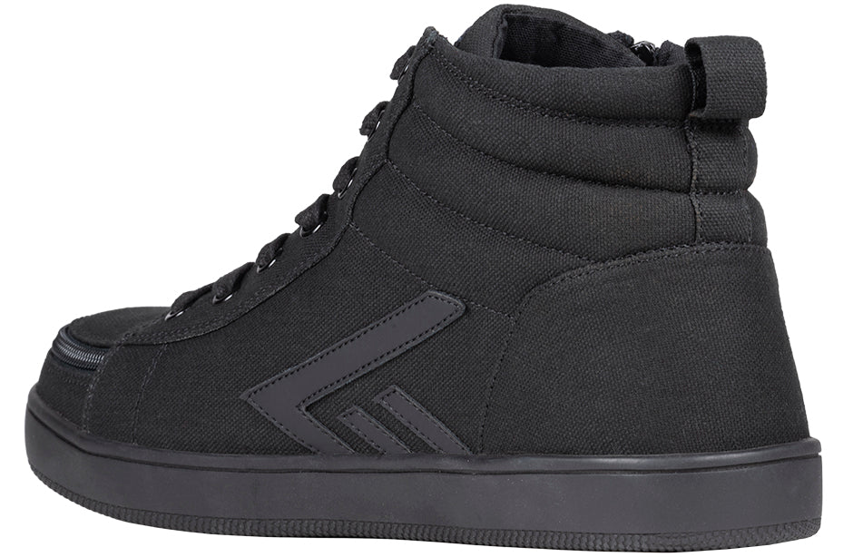 Billy Footwear (Mens) - High Top Canvas CS Black to the Floor