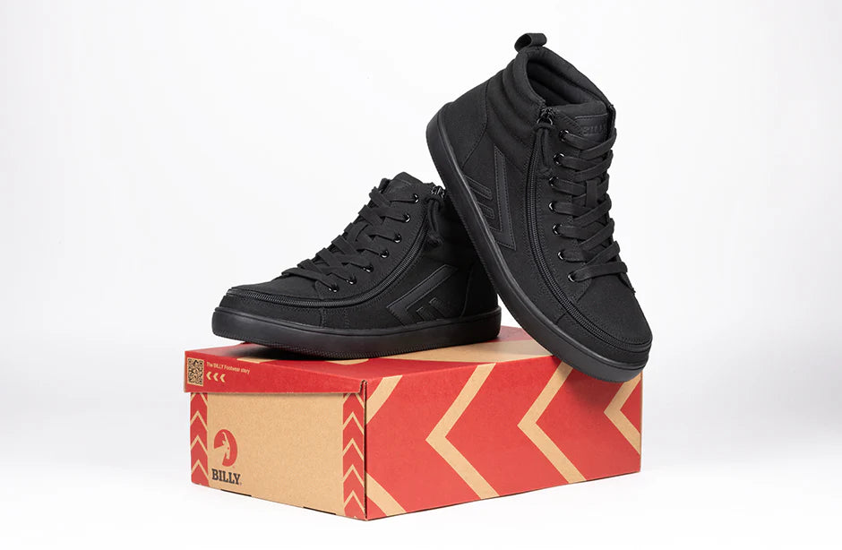 Billy Footwear (Mens) - High Top Canvas CoreSkate Black to the Floor