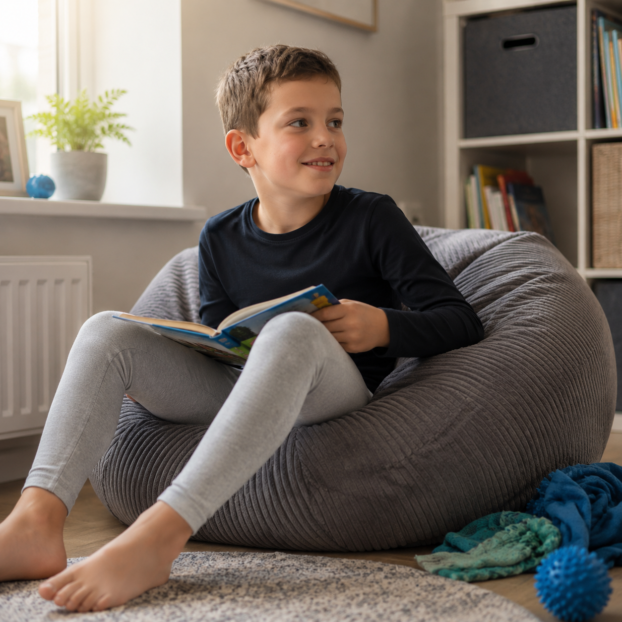 Brubeck - Kids Unisex Comfort Cotton Seamfree Leggings