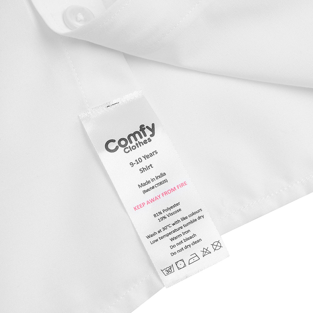 Comfy Clothes - Short Sleeve School Shirt