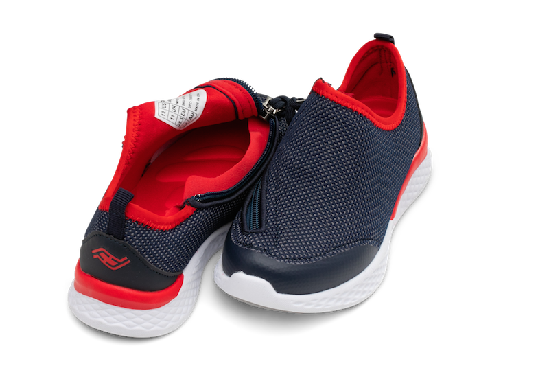 Friendly Shoes Force (Kids) -Navy & Red