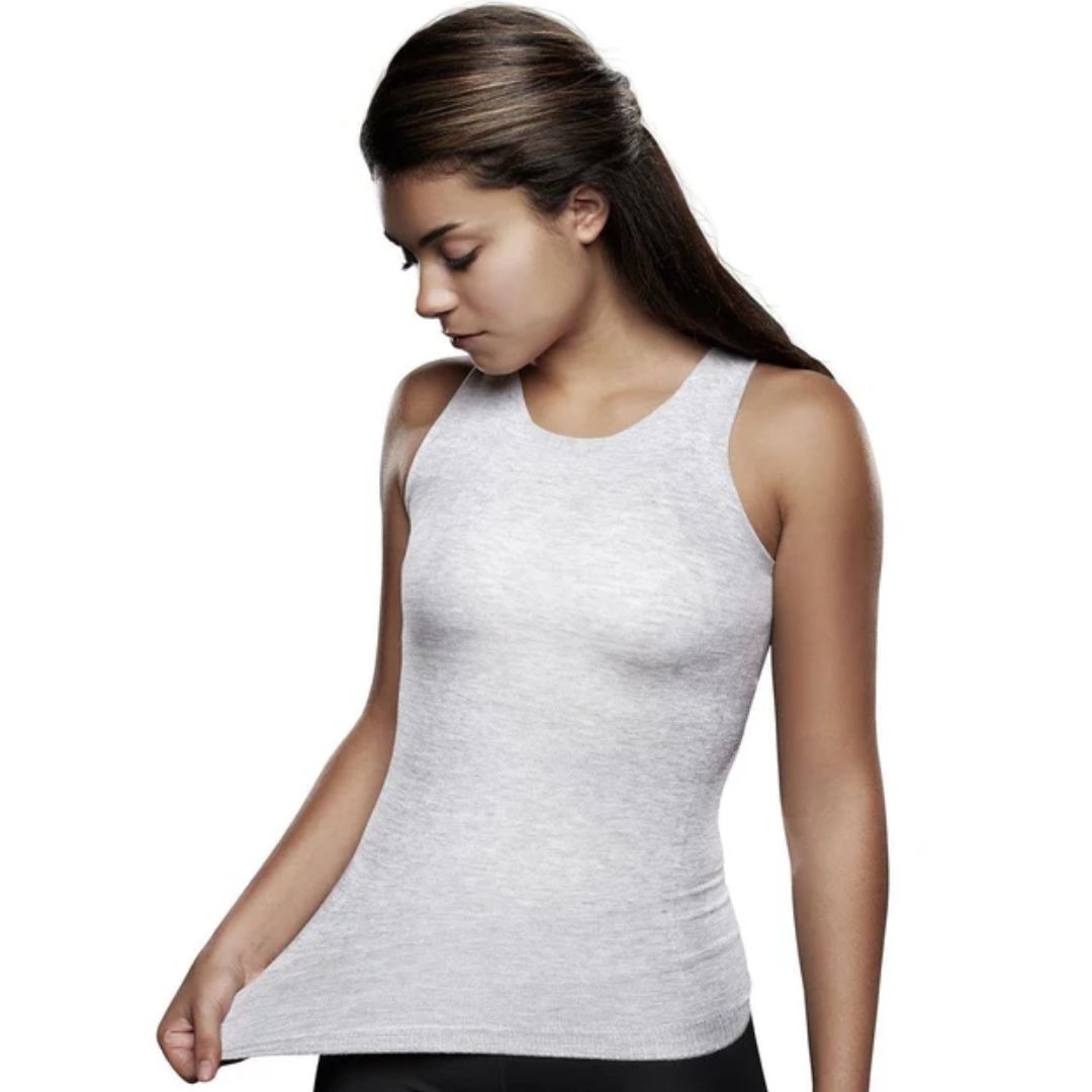 Knit-Rite - Lightweight Unisex Seamless Vest Torso Brace Interface - V-Neck