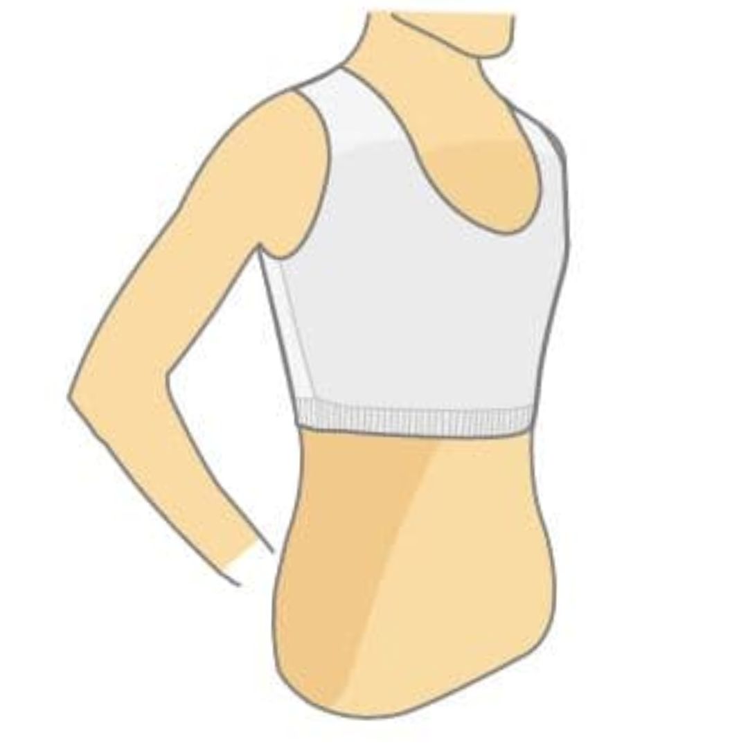 SmartKnitKIDS - seamless Bralette / Crop vest