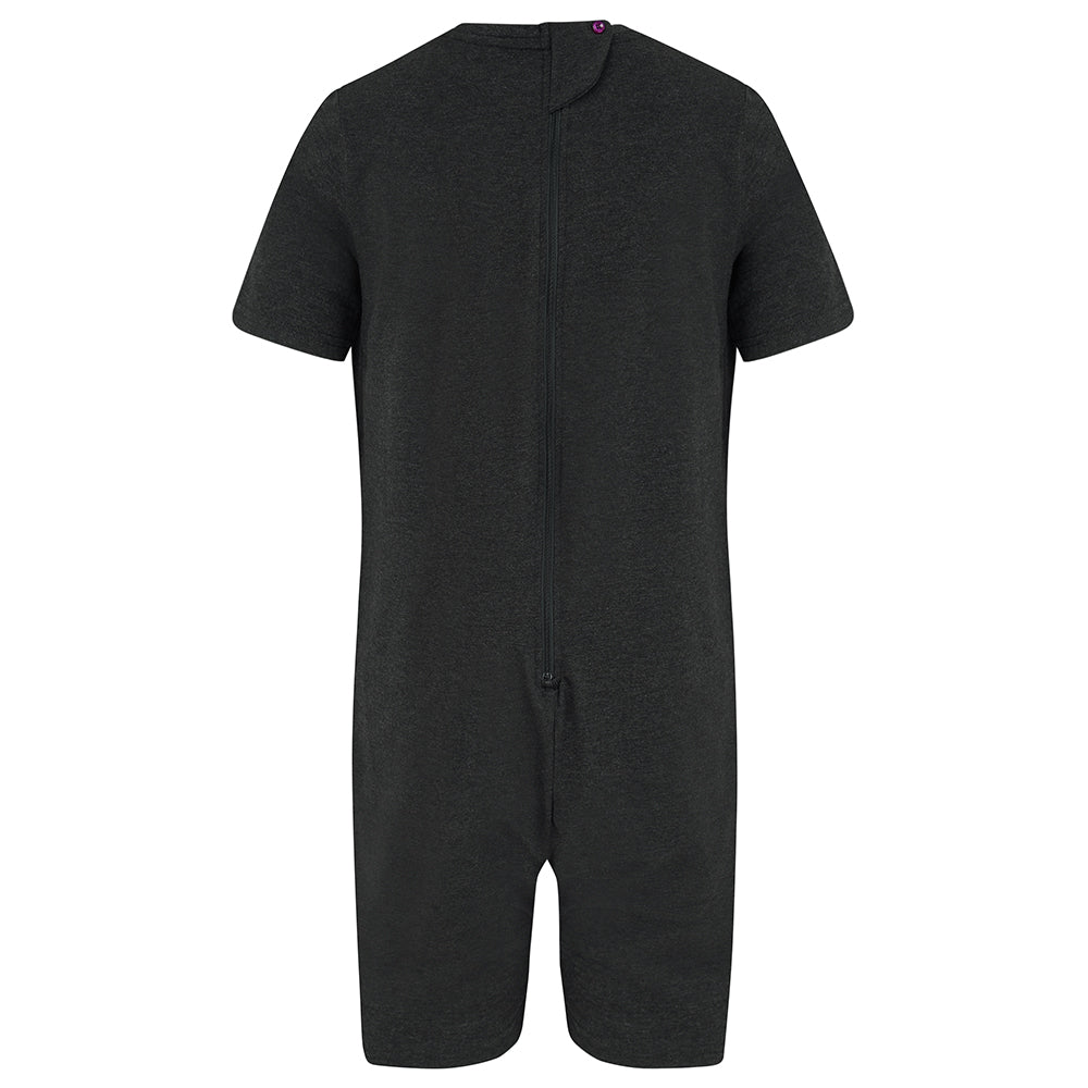 KayCey®Z Secret Zip Back Jumpsuit - Short Sleeve / Short Leg - Adults