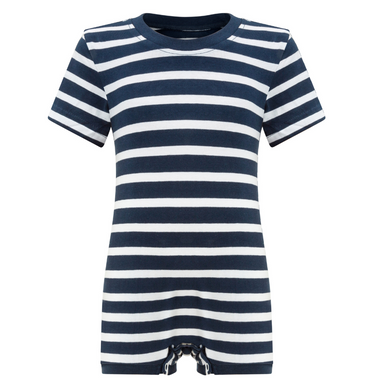KayCey_Adaptive_clothing_for_older_children_with_special_needs_Short_Sleeve_poppervest_navy_white_stripe_front