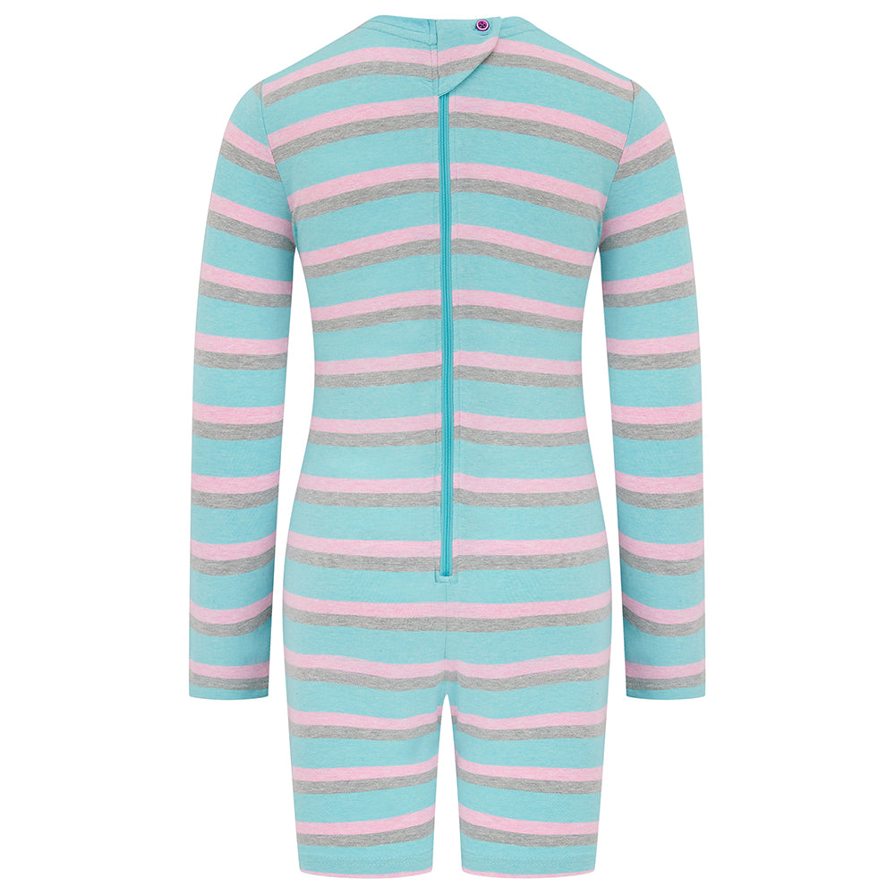 KayCey®Z Super Soft Zip Back Jumpsuit - Long Sleeve / Short Leg - Kids 2025 (Lite)
