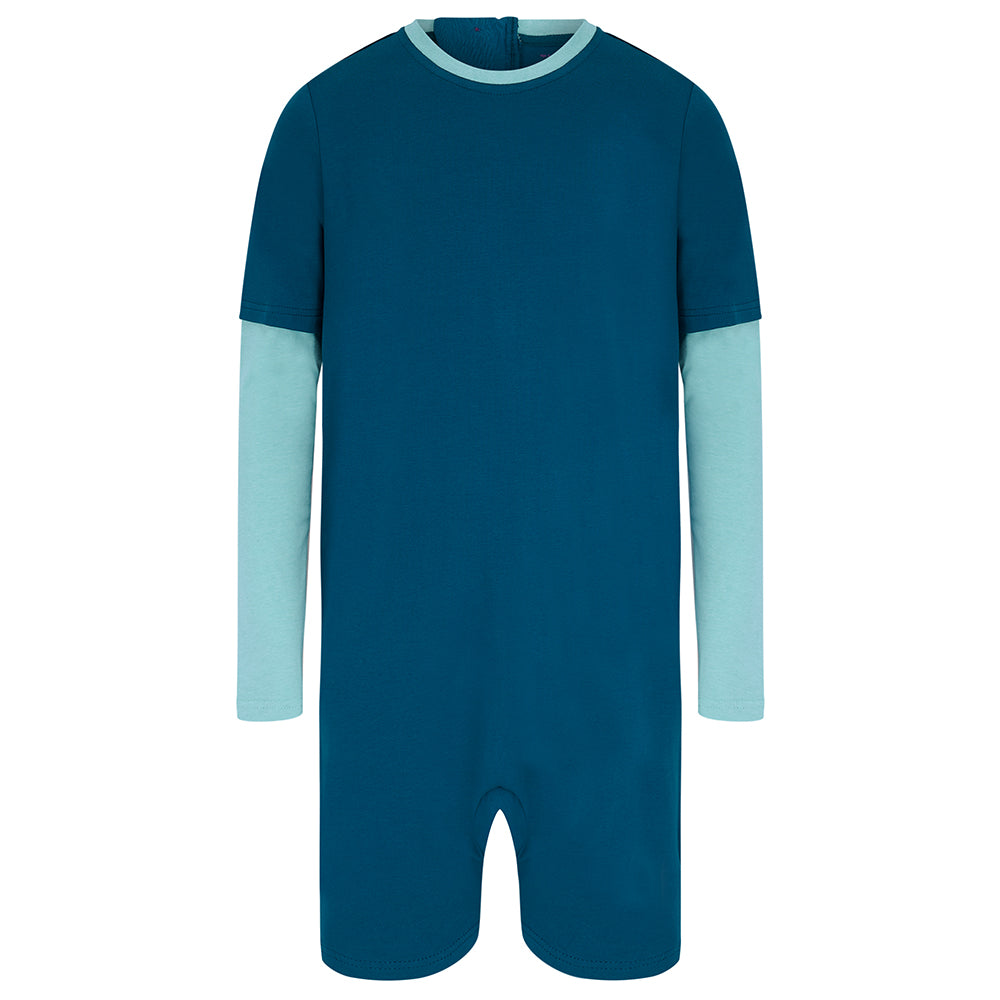 KayCey®Z Secret Zip Back Jumpsuit - Long Sleeve / Short Leg - Adults