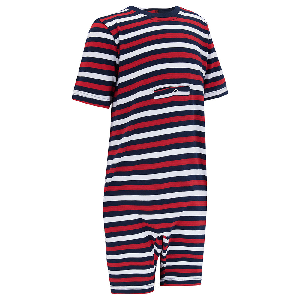 KayCey®Z Secret Zip Back Jumpsuits with Tube Access - Short Sleeve / Knee Length (KIDS) CLEARANCE