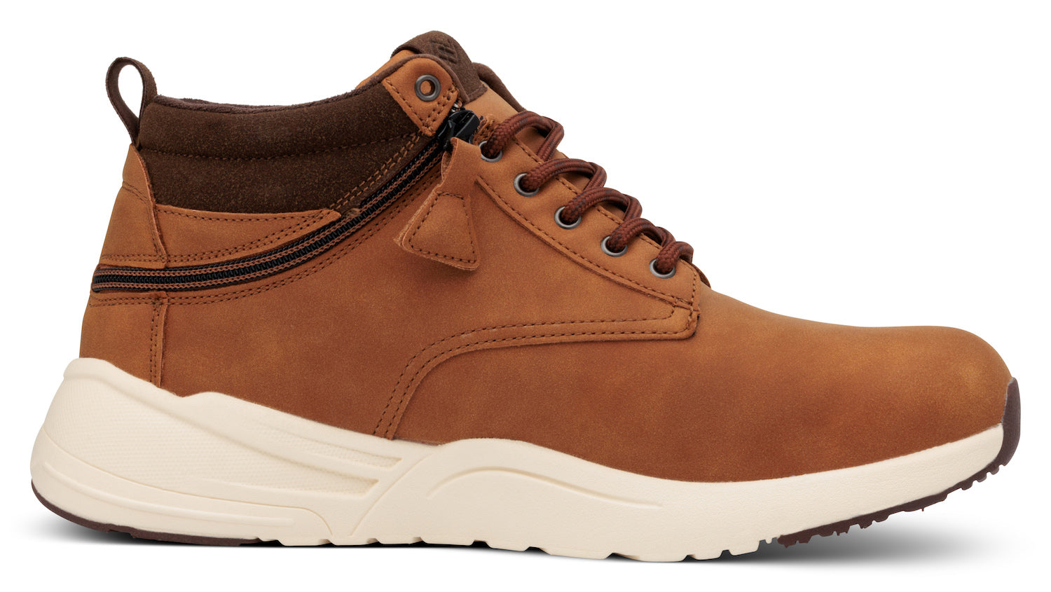 Friendly Shoes Scout Zip Up Boot (Men's)- Spice Desert