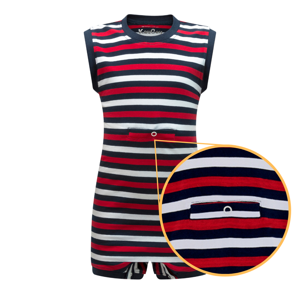 KayCey®P Popper Vest - Sleeveless with Tube Access (ADULTS) CLEARANCE