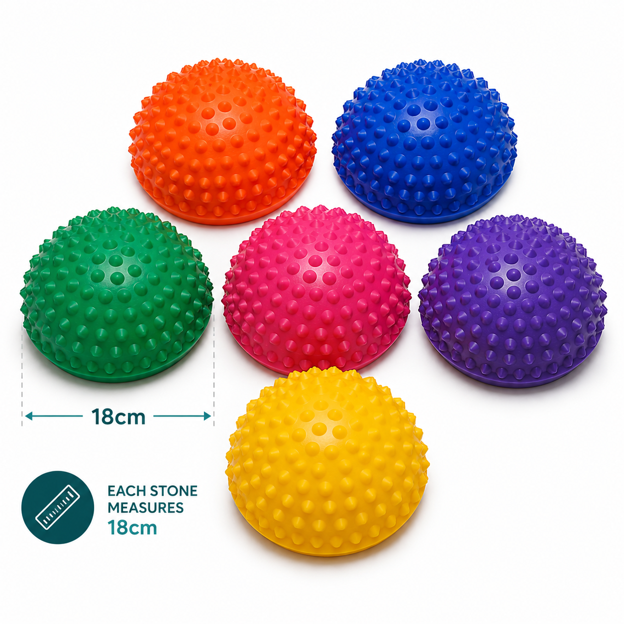 Sensory Direct - Balance Pods (Stepping stones) - Assorted Colours