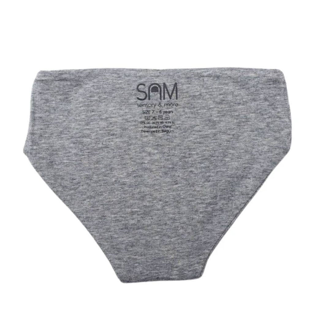 SAM Sensory - Organic Cotton Double Layer Girls Briefs - Single
