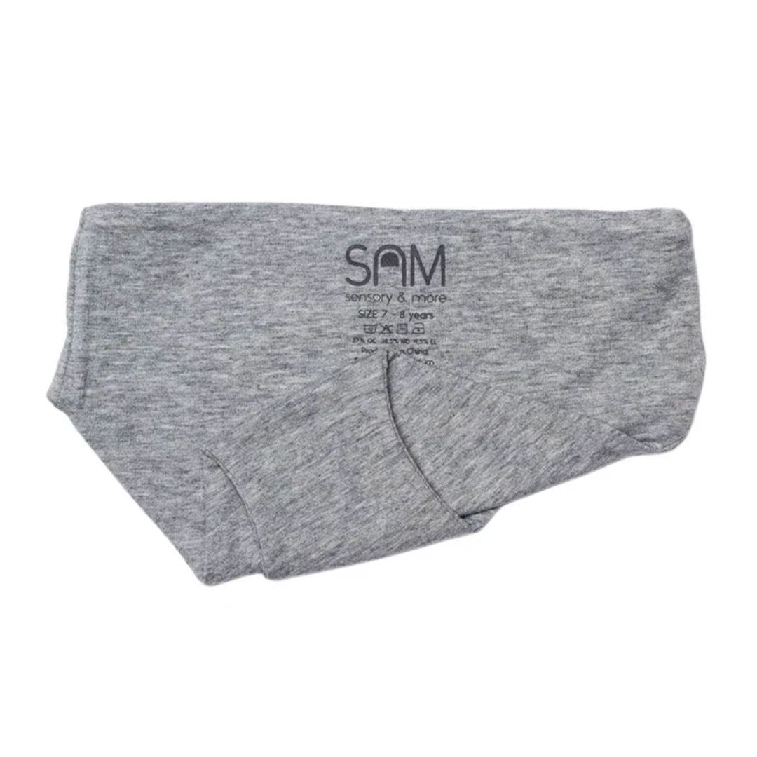 SAM Sensory - Organic Cotton Double Layer Girls Briefs - Single