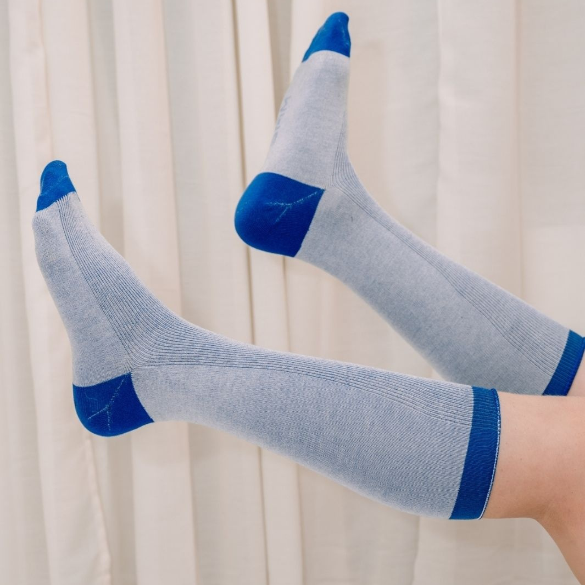 SAM Sensory - Cotton Knee Socks Pure Joy Pack of 2