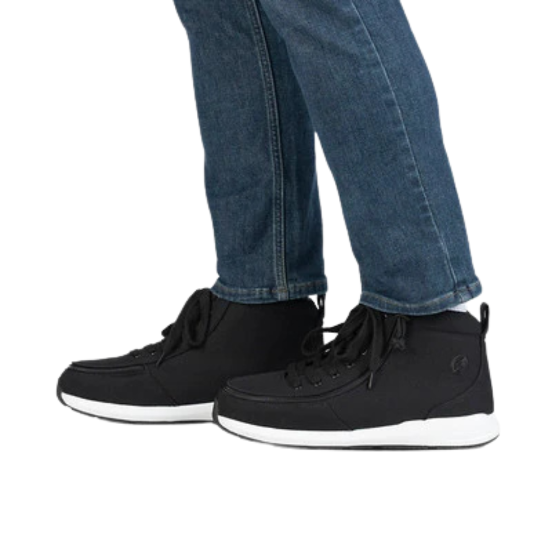 Men's Black / White Billy Goat Canva-Clasic High