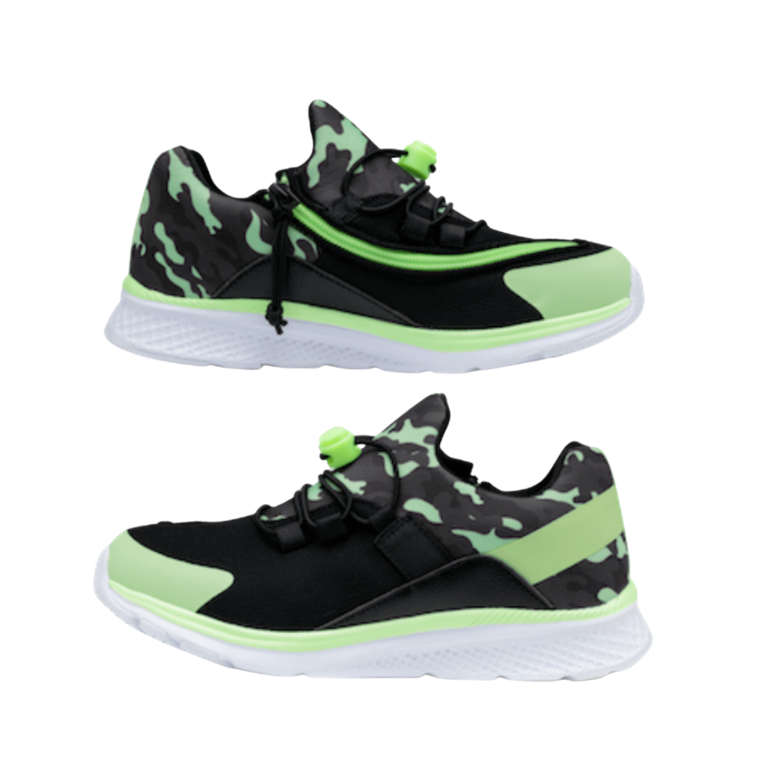 Friendly Shoes Quest (Kids) - Lime Camo