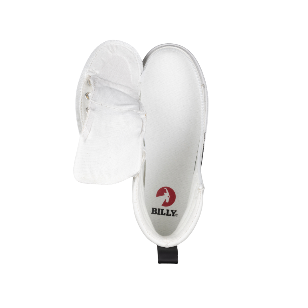 Billy Footwear (Toddlers)  - White / Black CS Canvas Shoes