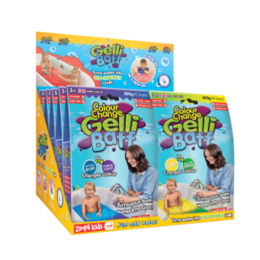 GELLI BAFF - GELÉE POUR BAIN QUI CHANGE DE COULEUR ASST. - BÉBÉ