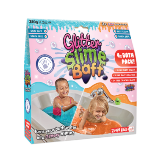 Zimpli - Glitter Slime Baff - 4 Pack