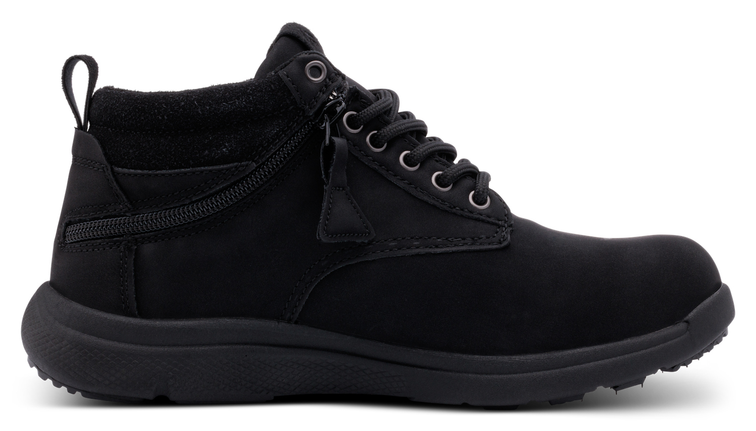 Friendly Shoes Scout Zip-Up Boot (Women's) Black