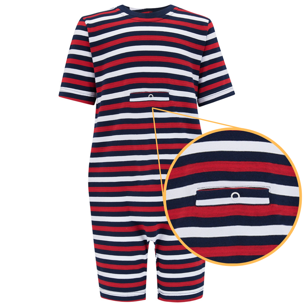 KayCey®Z Secret Zip Back Jumpsuits with Tube Access - Short Sleeve / Knee Length (KIDS) CLEARANCE