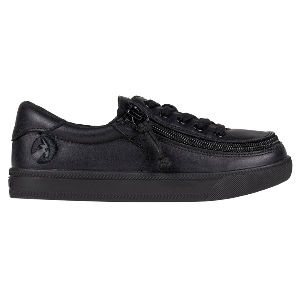 Billy Footwear (Toddler) - Low Top Leather - Black to the Floor