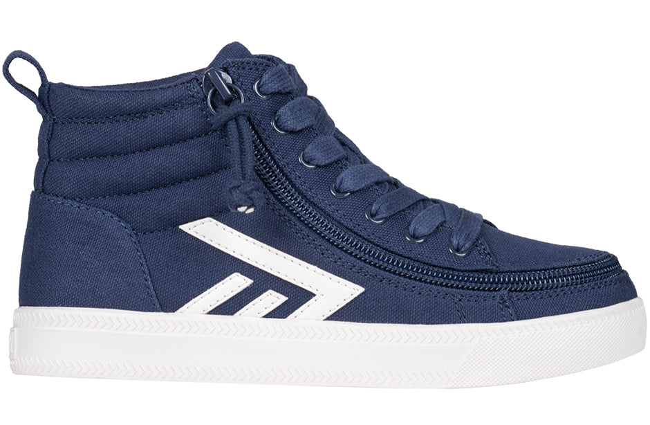 Billy Footwear (Kids)  - Navy/White CS Canvas Shoes